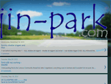 Tablet Screenshot of blog.jin-park.com